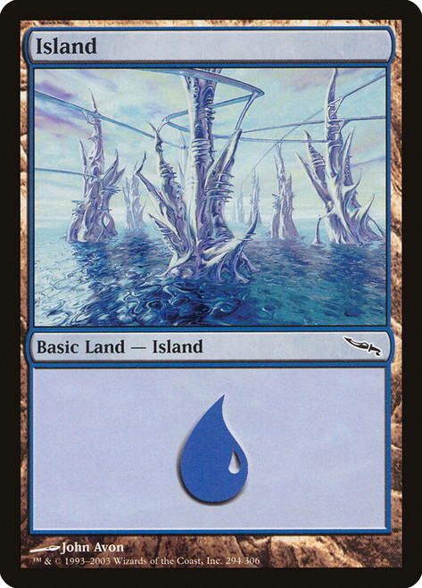 Island (#294)\nMirrodin\nSingle\nMagic The Gathering