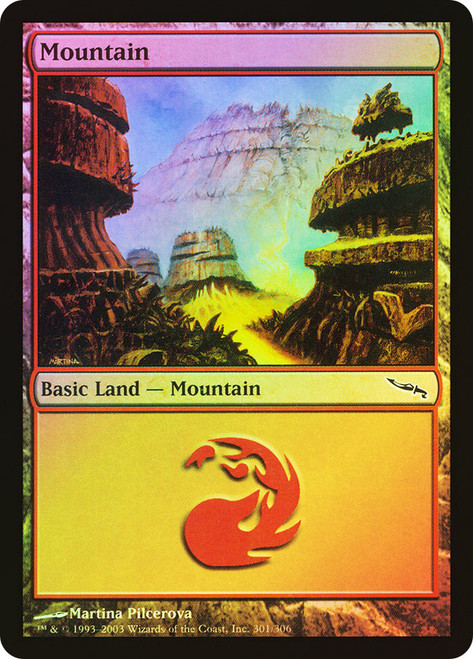 Mountain (#301)\nMirrodin\nSingle\nMagic The Gathering