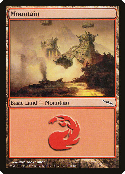 Mountain (#300)\nMirrodin\nSingle\nMagic The Gathering