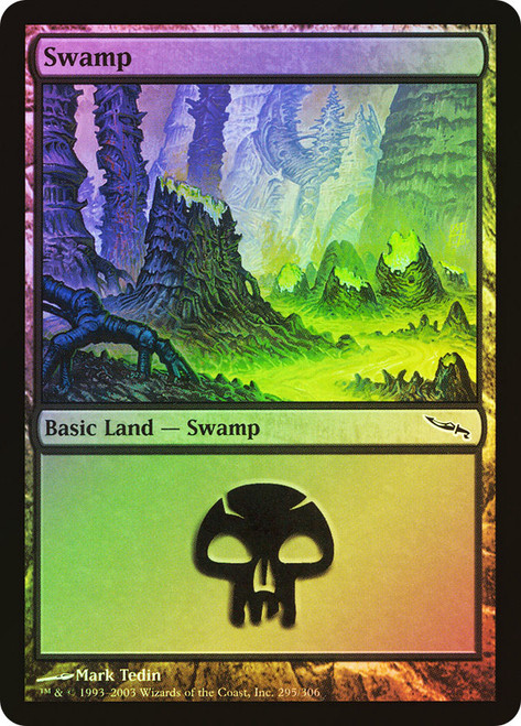 Swamp (#295)\nMirrodin\nSingle\nMagic The Gathering