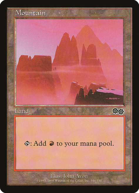 Mountain (#346)\nUrza's Saga\nSingle\nMagic The Gathering