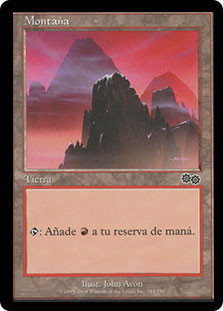 Mountain (#344)
Urza's Saga - Spanish
Single
Magic The Gathering