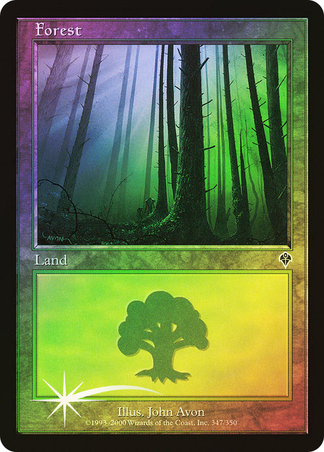 Forest (#347)\nInvasion\nSingle\nMagic The Gathering