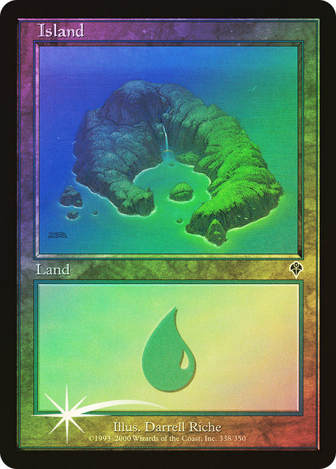 Island (#338)\nInvasion\nSingle\nMagic The Gathering