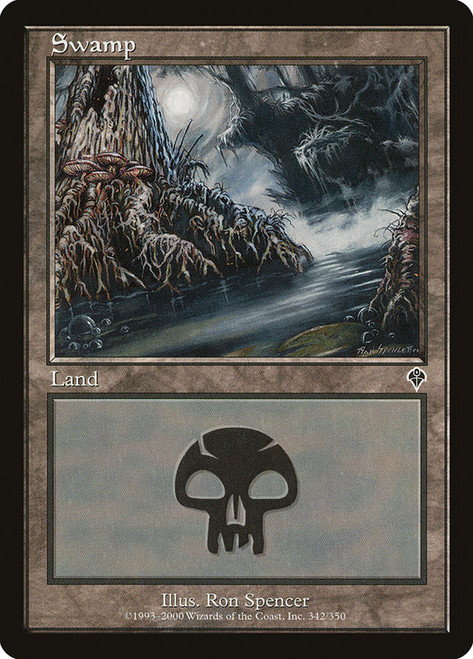 Swamp (#342)\nInvasion\nSingle\nMagic The Gathering