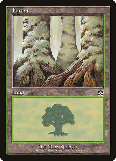 Forest (#350)\nMercadian Masques\nSingle\nMagic The Gathering