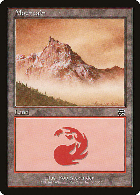 Mountain (#346)\nMercadian Masques\nSingle\nMagic The Gathering