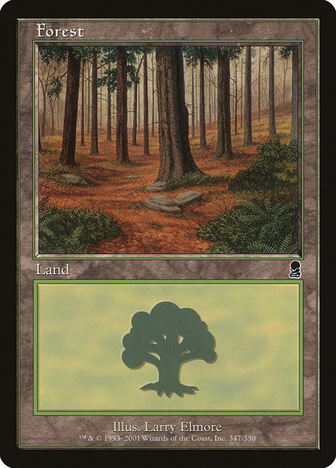Forest (#347)\nOdyssey\nSingle\nMagic The Gathering