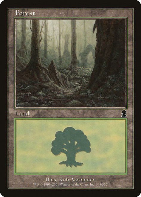 Forest (#348)\nOdyssey\nSingle\nMagic The Gathering