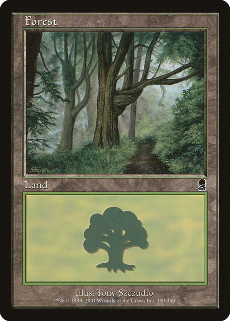 Forest (#350)\nOdyssey\nSingle\nMagic The Gathering