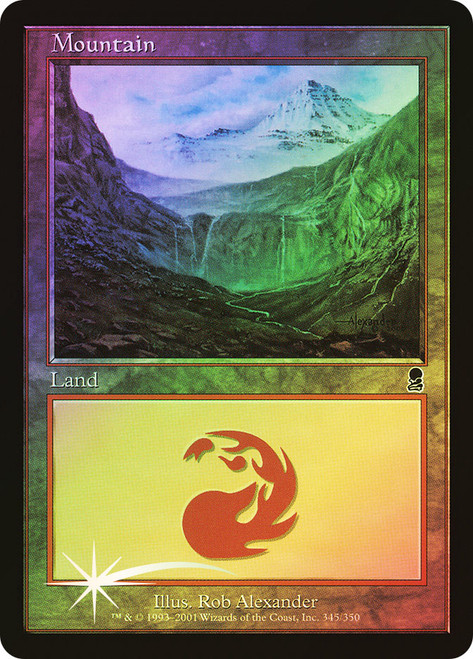 Mountain (#345)\nOdyssey\nSingle\nMagic The Gathering