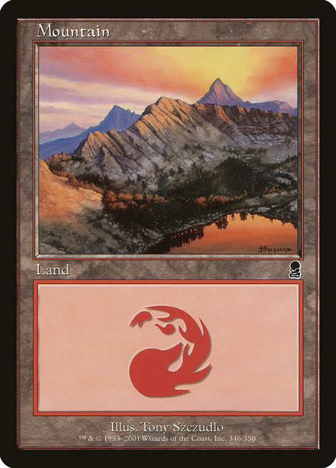 Mountain (#346)\nOdyssey\nSingle\nMagic The Gathering