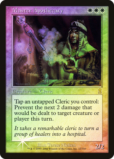 Master Apothecary\nOdyssey\nSingle\nMagic The Gathering