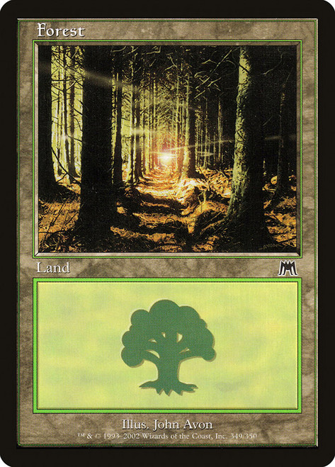 Forest (#349)\nOnslaught\nSingle\nMagic The Gathering