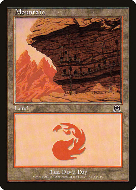 Mountain (#345)\nOnslaught\nSingle\nMagic The Gathering
