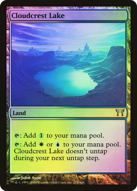 Cloudcrest Lake\nChampions of Kamigawa\nSingle\nMagic The Gathering