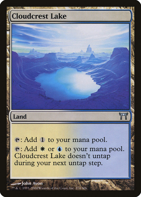 Cloudcrest Lake\nChampions of Kamigawa\nSingle\nMagic The Gathering