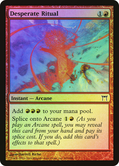 Desperate Ritual\nChampions of Kamigawa\nSingle\nMagic The Gathering