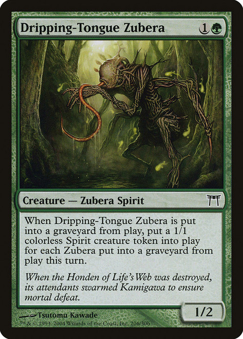 Dripping-Tongue Zubera\nChampions of Kamigawa\nSingle\nMagic The Gathering
