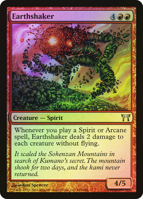 Earthshaker\nChampions of Kamigawa\nSingle\nMagic The Gathering