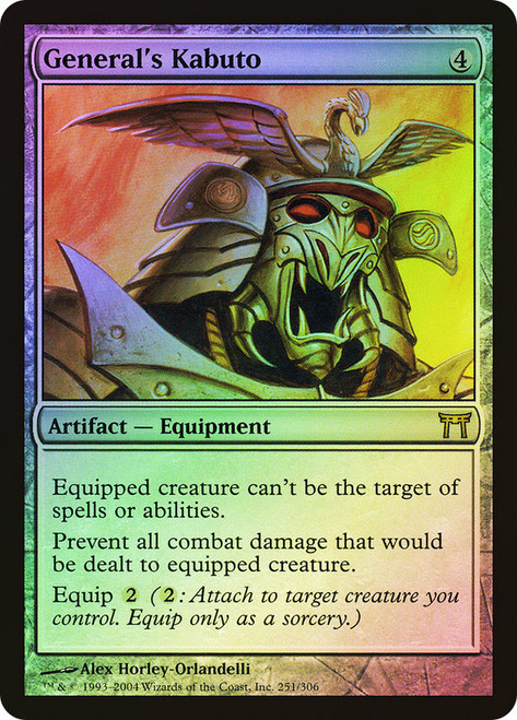 General's Kabuto\nChampions of Kamigawa\nSingle\nMagic The Gathering