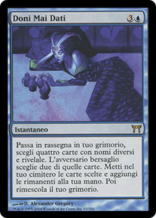 Gifts Ungiven
Champions of Kamigawa - Italian
Single
Magic The Gathering