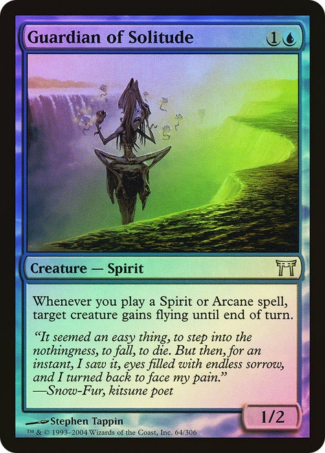 Guardian of Solitude\nChampions of Kamigawa\nSingle\nMagic The Gathering
