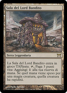 Hall of the Bandit Lord
Champions of Kamigawa - Italian
Single
Magic The Gathering
