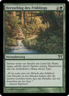 Heartbeat Of Spring
Champions of Kamigawa - German
Single
Magic The Gathering