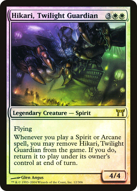 Hikari, Twilight Guardian\nChampions of Kamigawa\nSingle\nMagic The Gathering