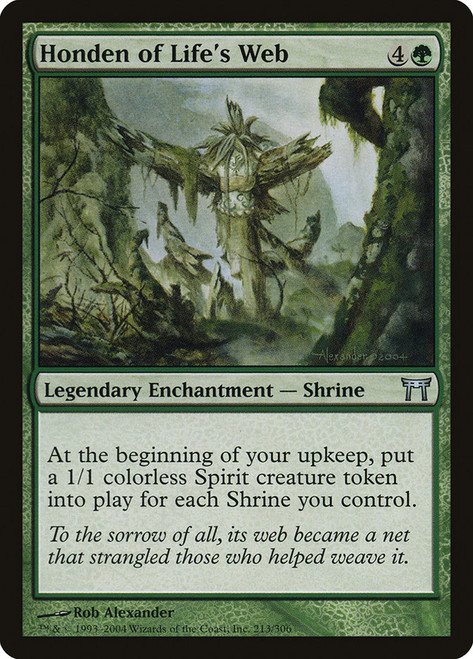 Honden of Life's Web\nChampions of Kamigawa\nSingle\nMagic The Gathering