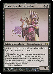 Kiku, Night's Flower
Champions of Kamigawa - Spanish
Single
Magic The Gathering