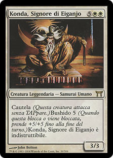 Konda, Lord Of Eiganjo
Champions of Kamigawa - Italian
Single
Magic The Gathering