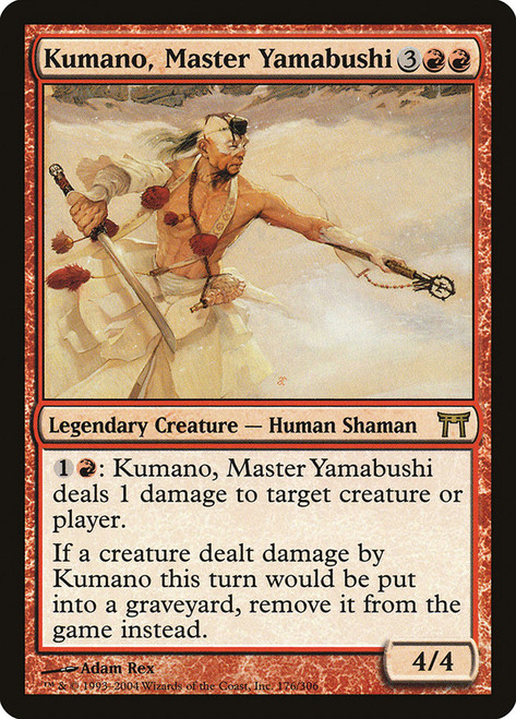 Kumano, Master Yamabushi\nChampions of Kamigawa\nSingle\nMagic The Gathering