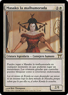 Masako the Humorless
Champions of Kamigawa - Spanish
Single
Magic The Gathering