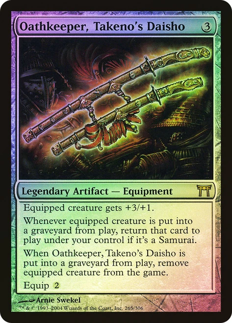 Oathkeeper, Takeno's Daisho\nChampions of Kamigawa\nSingle\nMagic The Gathering