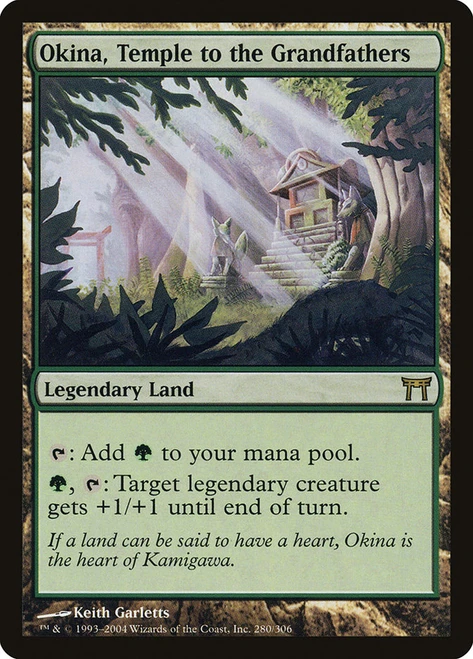 Okina, Temple to the Grandfathers\nChampions of Kamigawa\nSingle\nMagic The Gathering