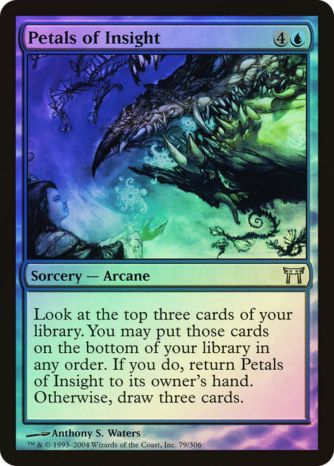 Petals of Insight\nChampions of Kamigawa\nSingle\nMagic The Gathering