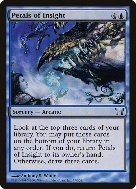 Petals of Insight\nChampions of Kamigawa\nSingle\nMagic The Gathering