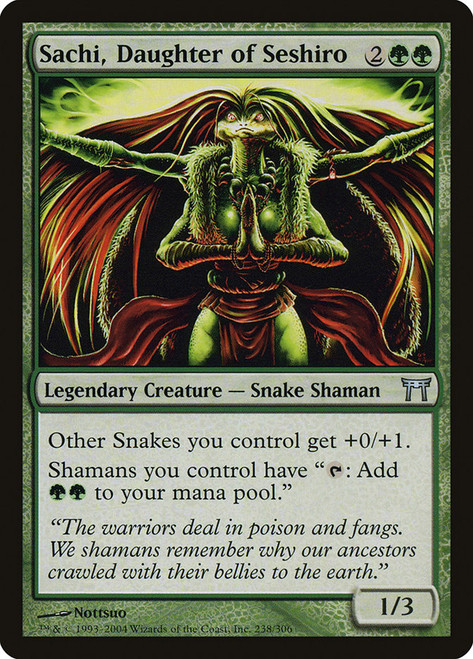 Sachi, Daughter of Seshiro\nChampions of Kamigawa\nSingle\nMagic The Gathering