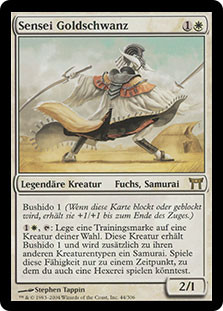 Sensei Golden-Tail
Champions of Kamigawa - German
Single
Magic The Gathering