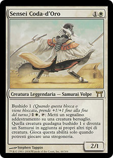 Sensei Golden-Tail
Champions of Kamigawa - Italian
Single
Magic The Gathering