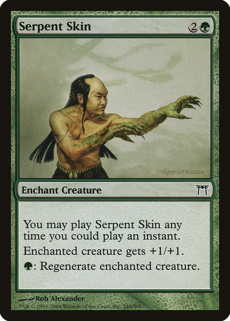 Serpent Skin\nChampions of Kamigawa\nSingle\nMagic The Gathering