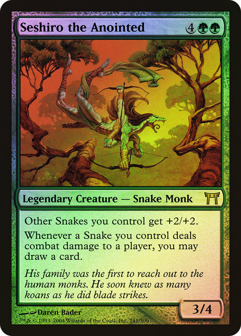 Seshiro the Anointed\nChampions of Kamigawa\nSingle\nMagic The Gathering