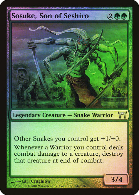 Sosuke, Son of Seshiro\nChampions of Kamigawa\nSingle\nMagic The Gathering