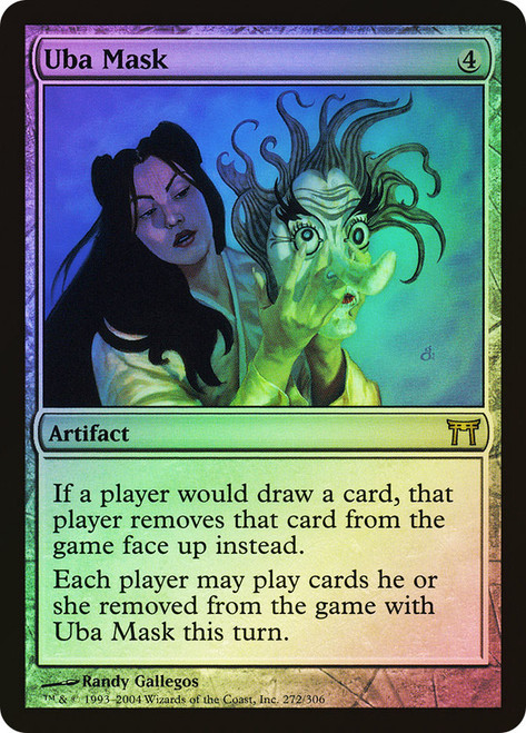 Uba Mask\nChampions of Kamigawa\nSingle\nMagic The Gathering