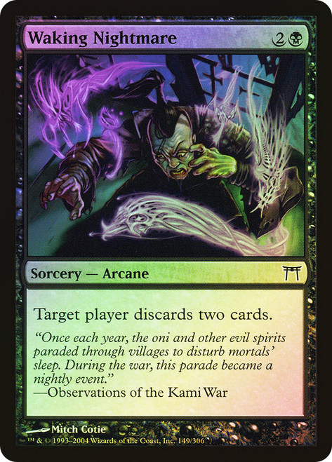 Waking Nightmare\nChampions of Kamigawa\nSingle\nMagic The Gathering