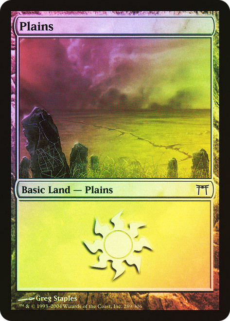 Plains (#289)\nChampions of Kamigawa\nSingle\nMagic The Gathering