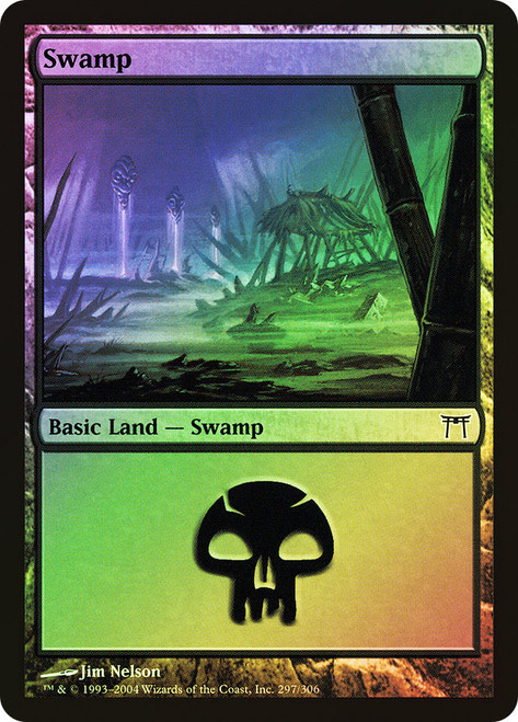 Swamp (#297)\nChampions of Kamigawa\nSingle\nMagic The Gathering
