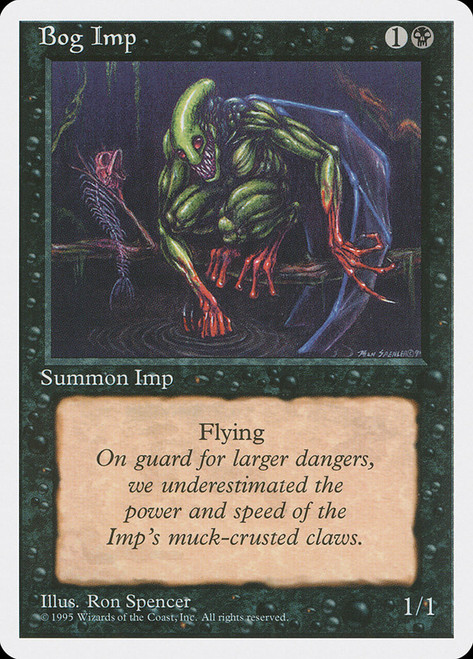 Bog Imp\n4th Edition - Alternate\nSingle\nMagic The Gathering